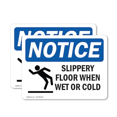 Signmission 12 in Height, 18 in Width, Vinyl Decal, Rectangle OS-2PACK-NS-D-1218-L-18340